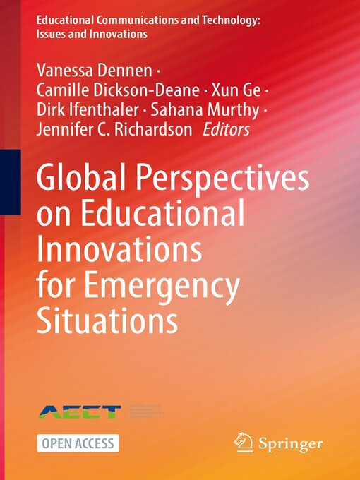 Title details for Global Perspectives on Educational Innovations for Emergency Situations by Vanessa Dennen - Available